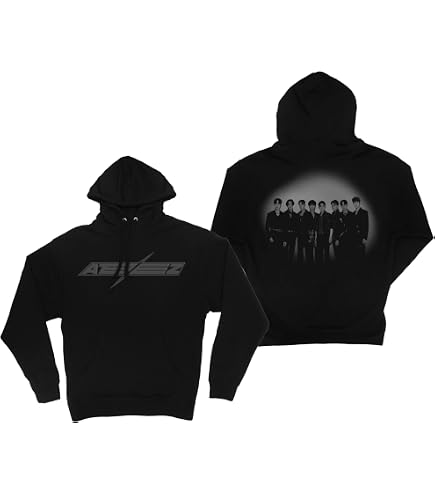 Amazon.com: ATEEZ Hoodie Fellowship Tour Euro Official Mens Black